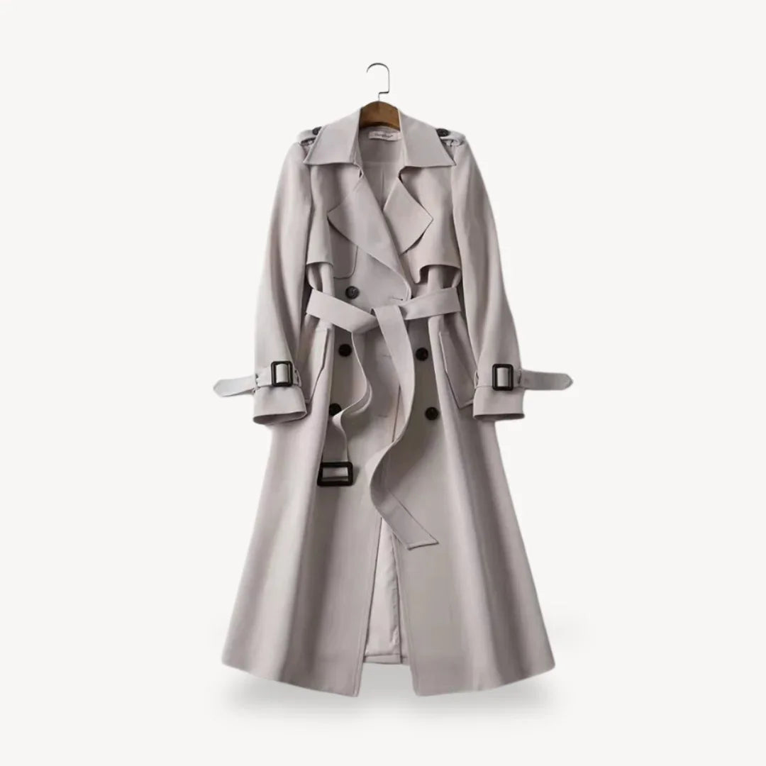 Kvinders Trenchcoat Jakke Klassisk Stil