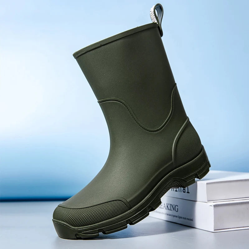 Kvinders Vandtætte Støvler Mid-Calf med Non-Slip Såler