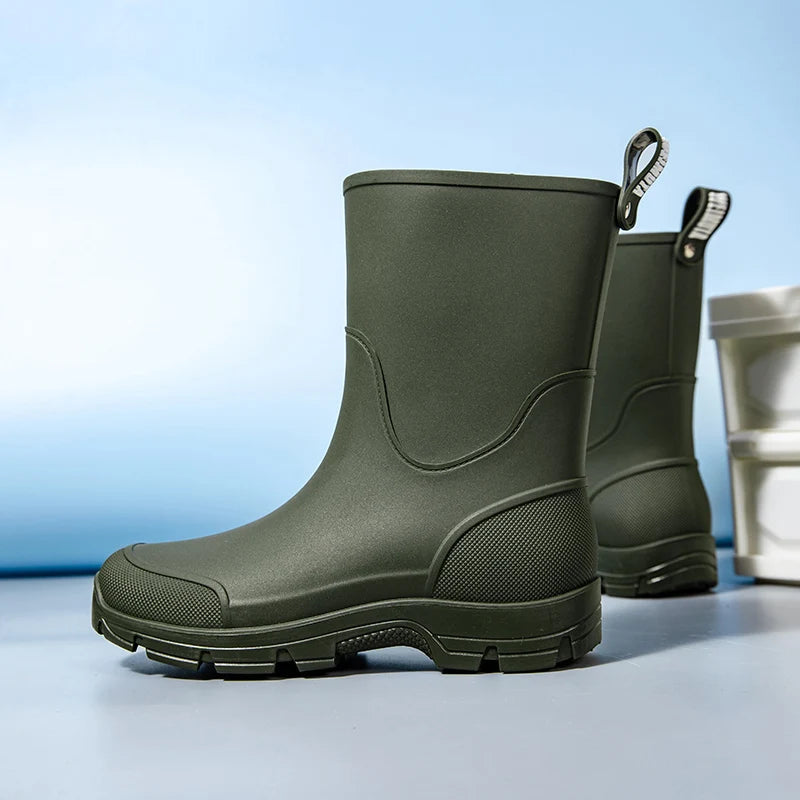 Kvinders Vandtætte Støvler Mid-Calf med Non-Slip Såler