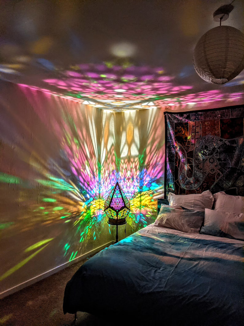LED Bordlampe med Stjerne Design