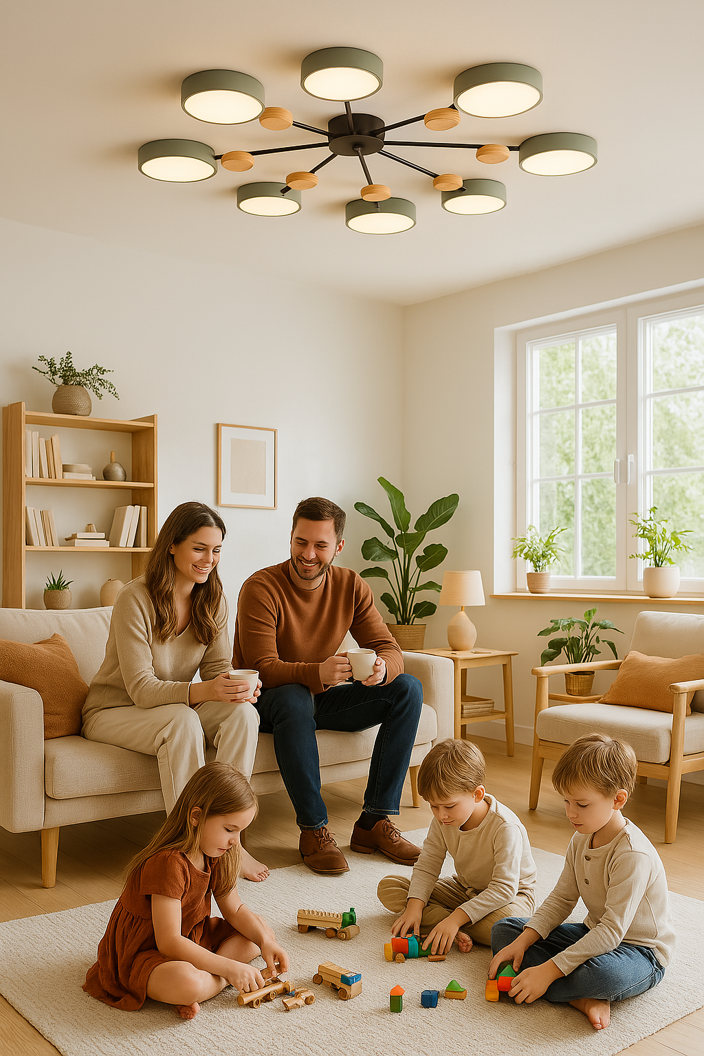 LED Loftslampe Skandinavisk Design