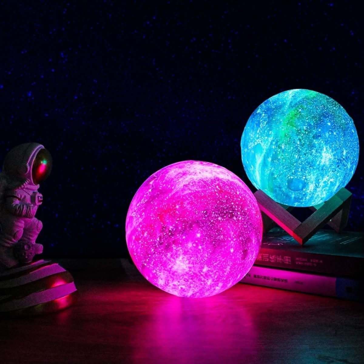 LED Natlampe med Justerbare Farver
