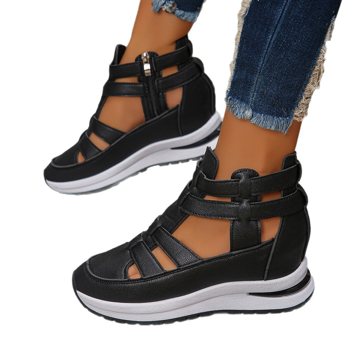 AirFlex Hybrid Sneakersandal – Sporty og Luftig Damesko