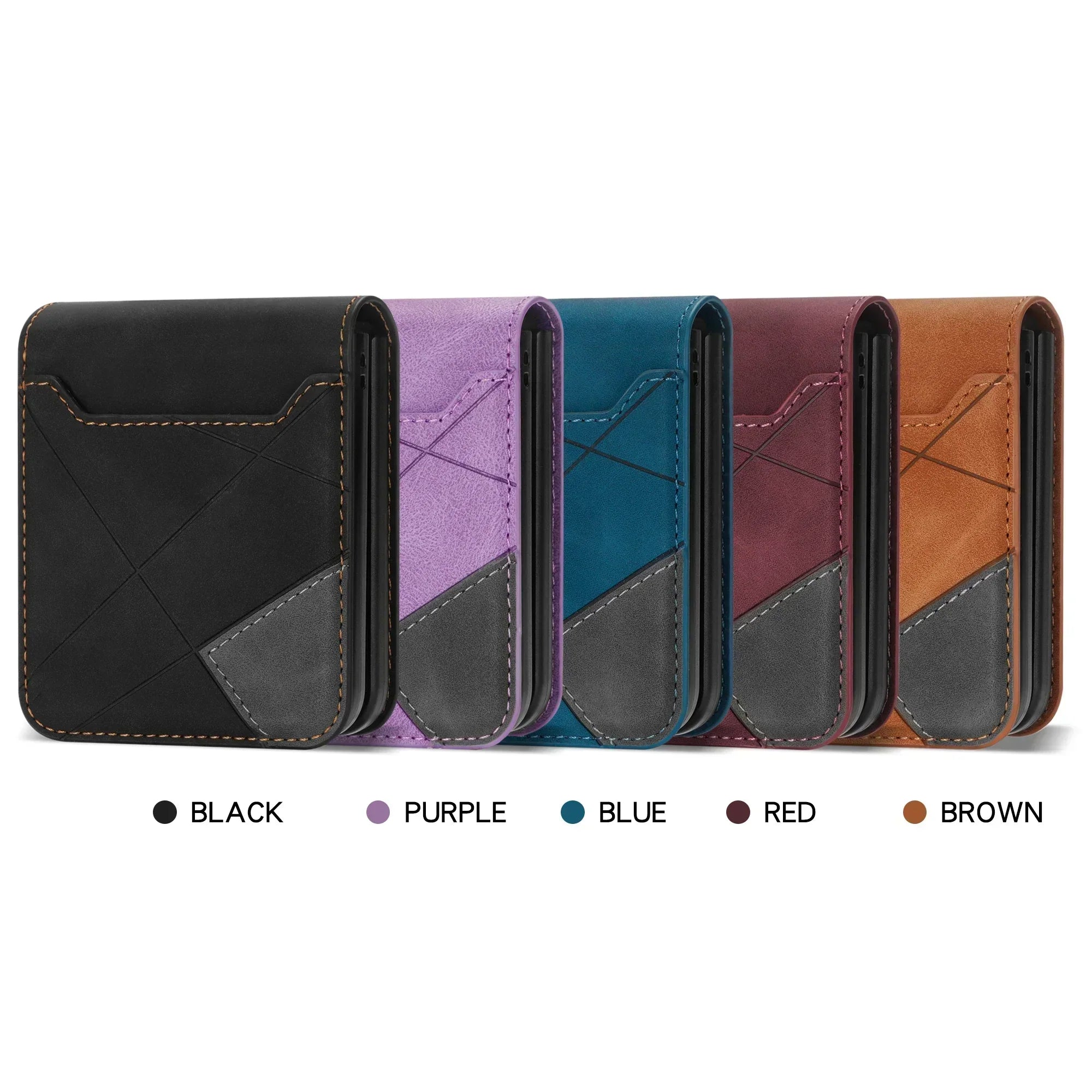 Læderpung Etui til Samsung Galaxy 3,4,5,6 Z Flip