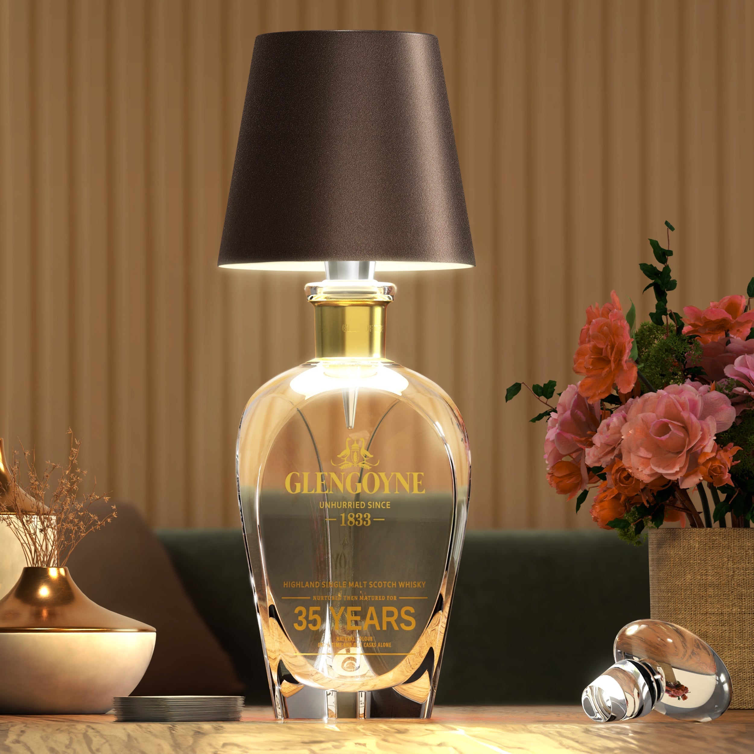 BottleLamp | Dine yndlingsflasker bliver betagende lamper