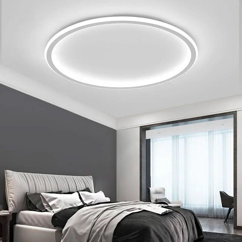 Loftslampe Rund Minimalistisk Til Stue Og Soveværelse