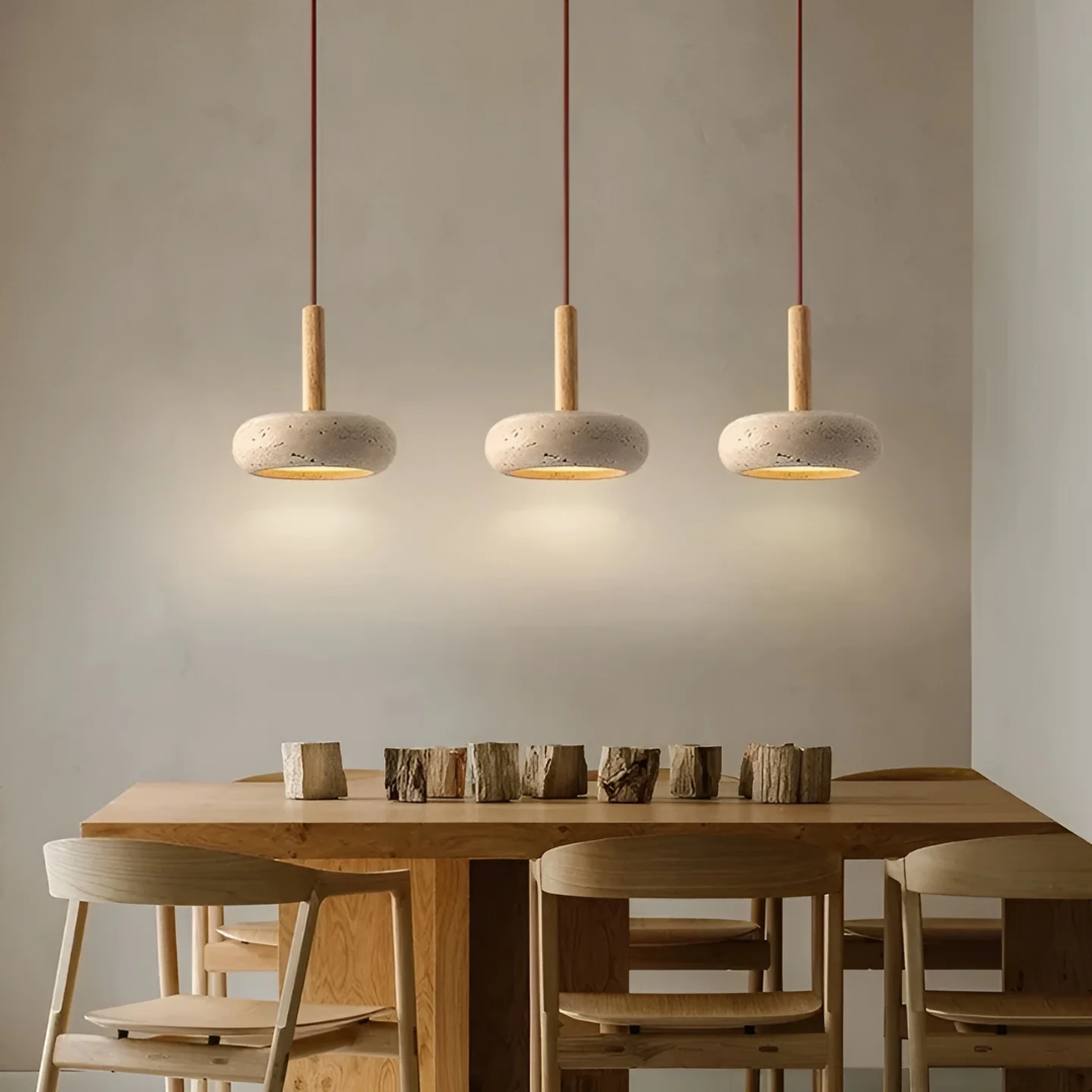 Loftslampe i retro japansk stil
