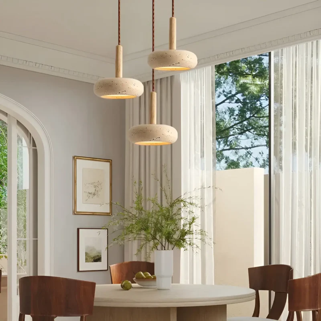 Loftslampe i retro japansk stil