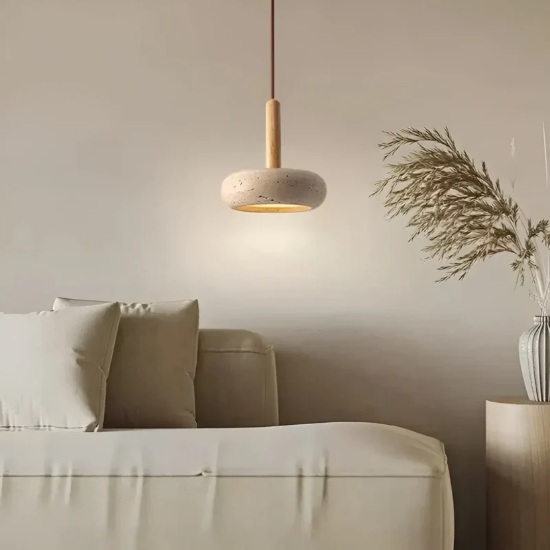 Loftslampe i retro japansk stil