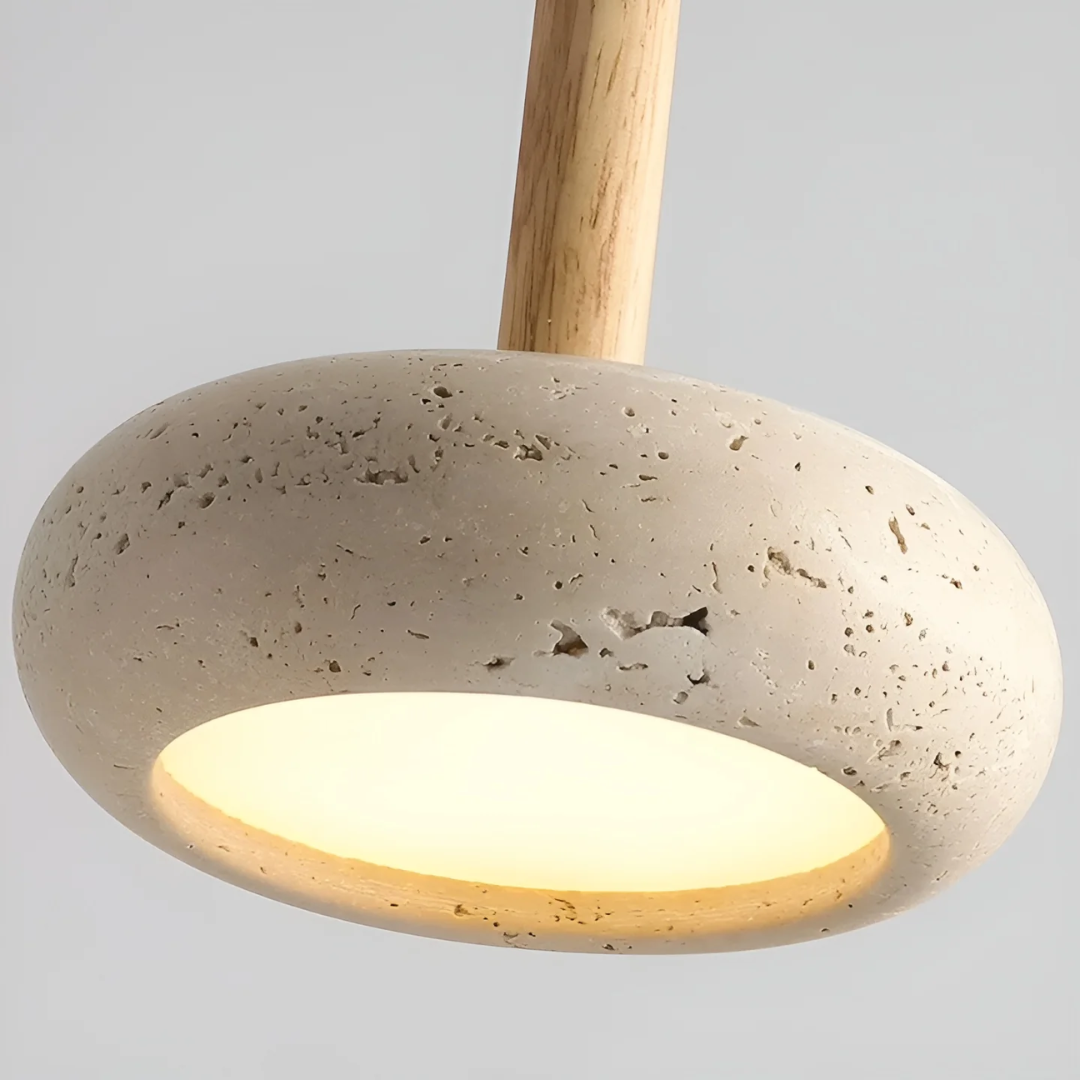 Loftslampe i retro japansk stil