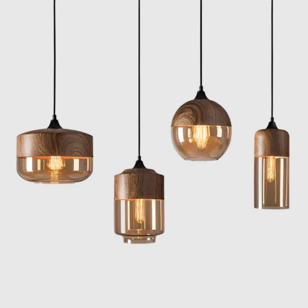 Loftslampe i skandinavisk stil med justerbar højde