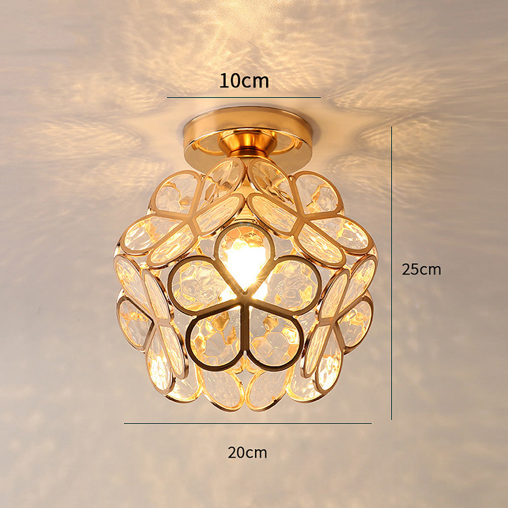 Loftslampe med Blomstermønster til Entré
