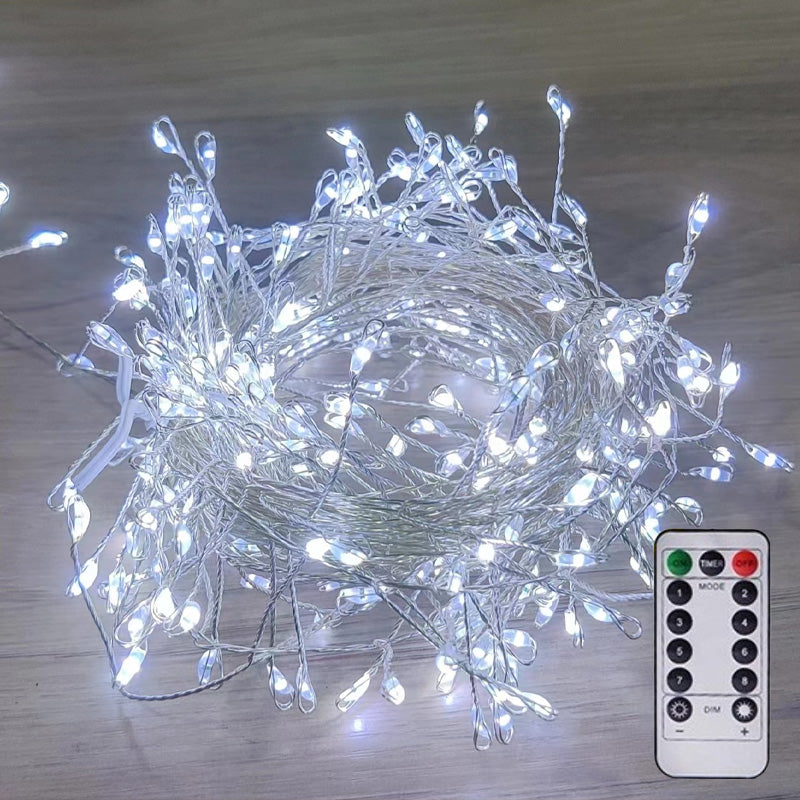 LED Julbelysning på Koppartråd – Flexibel Ljusgirlang för Juldekoration