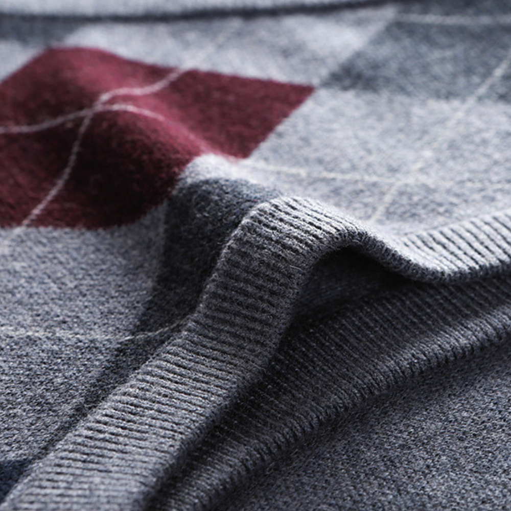 Mænds Ærmeløs Sweater V-Hals