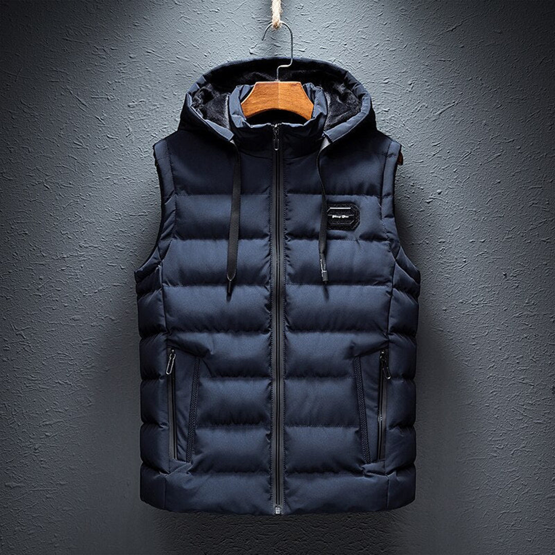 Herre Bodywarmer Praktisk Design Moderne Vintervest