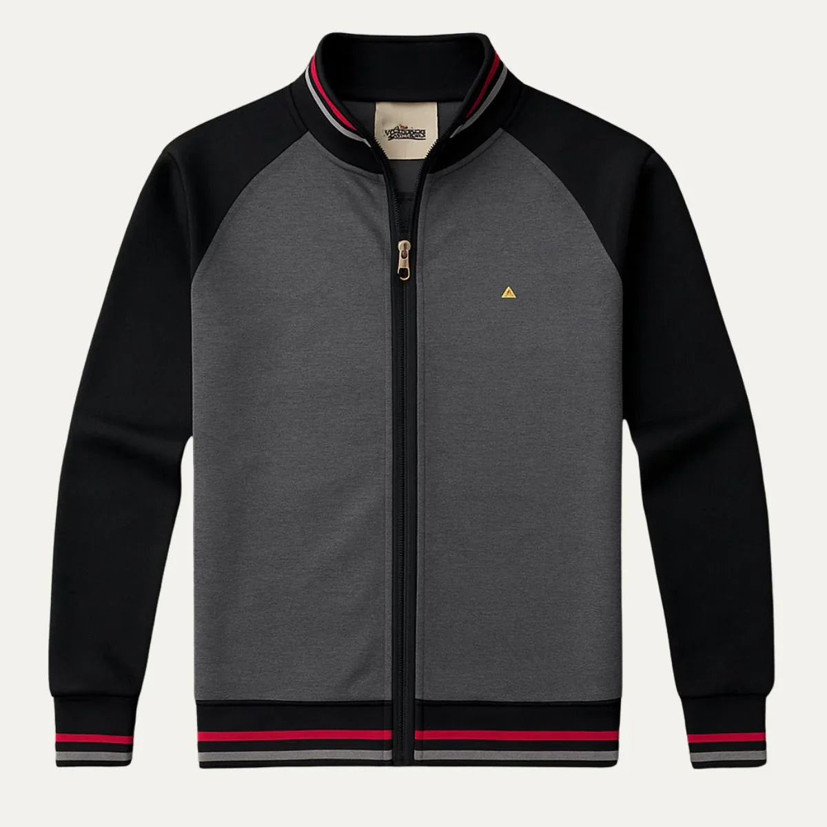 Herre Cardigan Med Lynlås Casual Stil