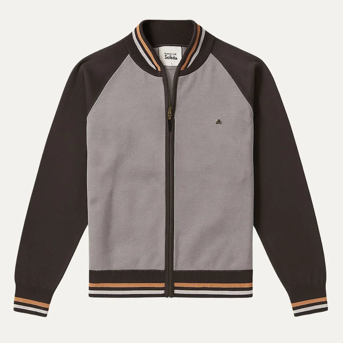 Herre Cardigan Med Lynlås Casual Stil