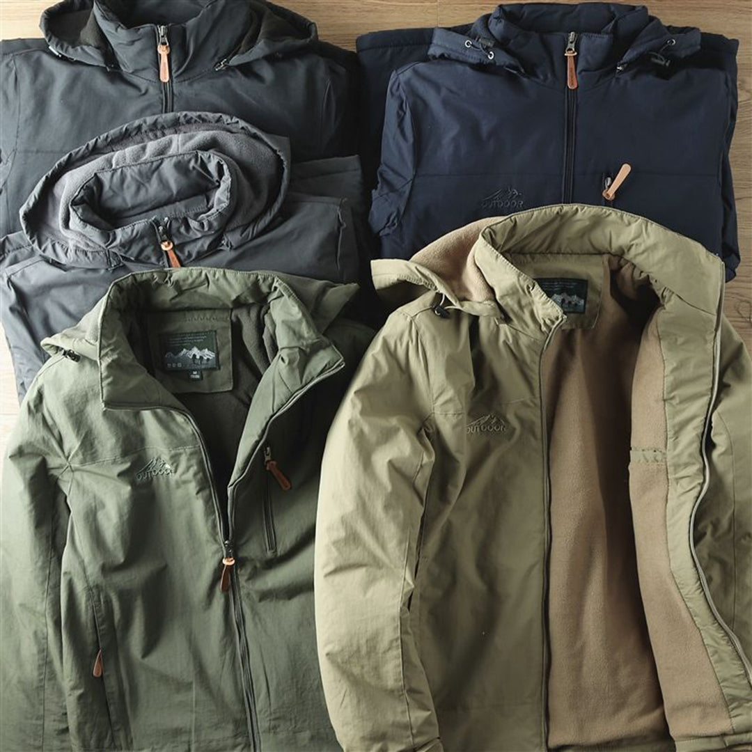 Herre Fleece Jakke til Udendørs Eventyr