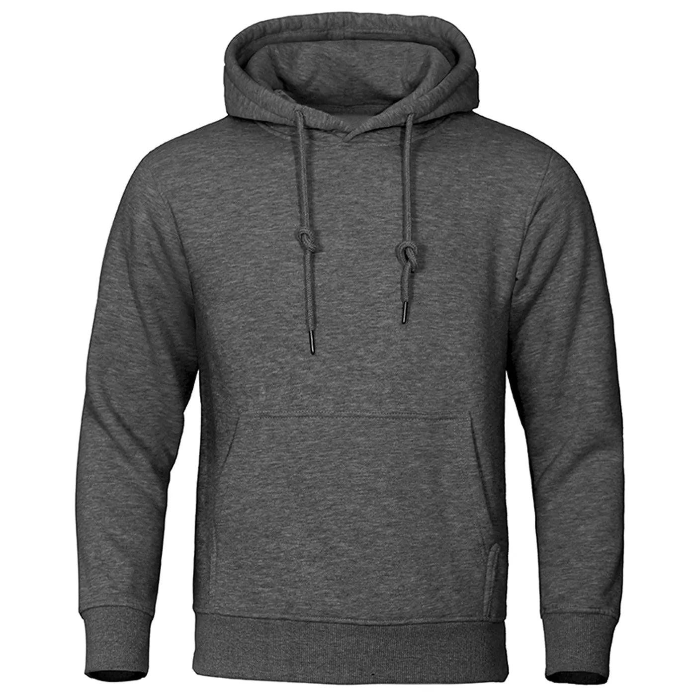Mænds Hættetrøje Casual Fleece