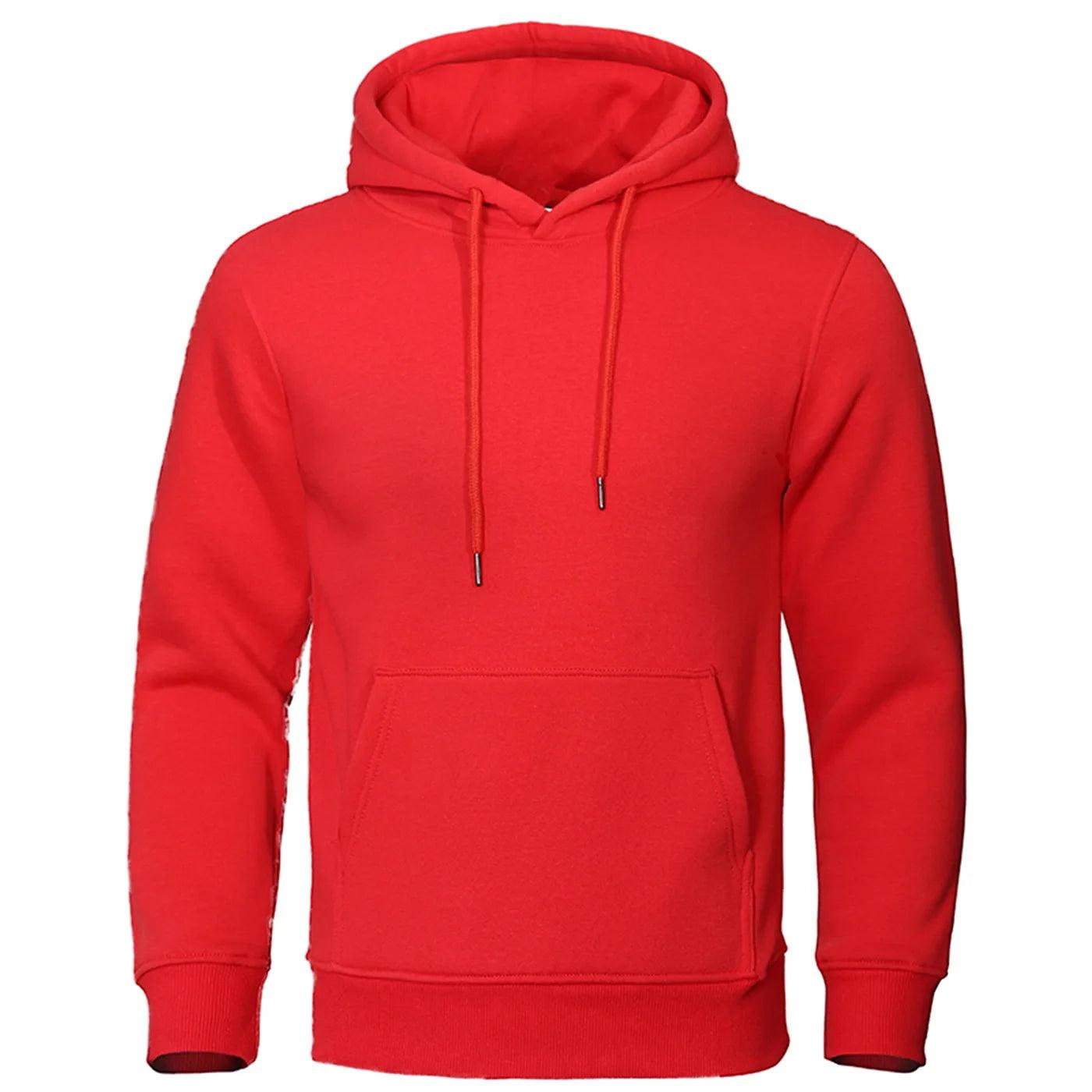 Mænds Hættetrøje Casual Fleece