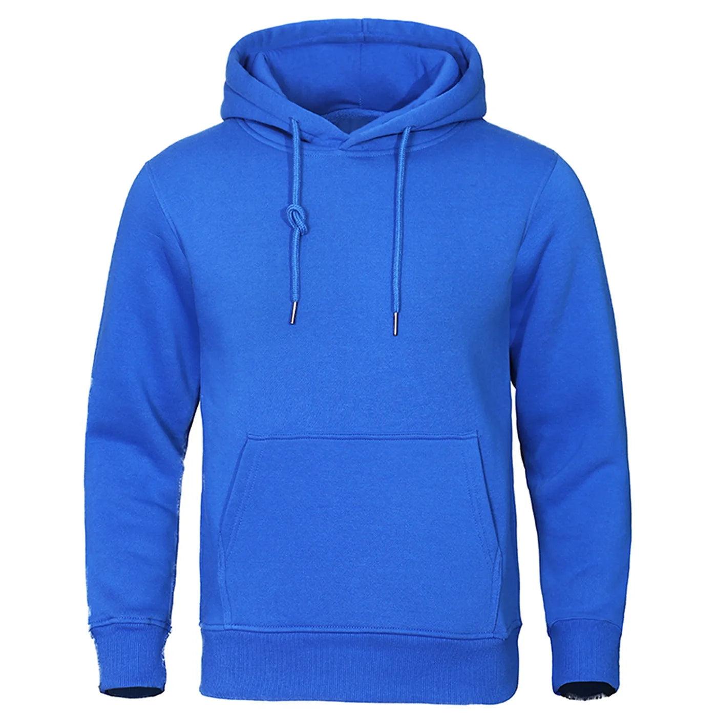 Mænds Hættetrøje Casual Fleece