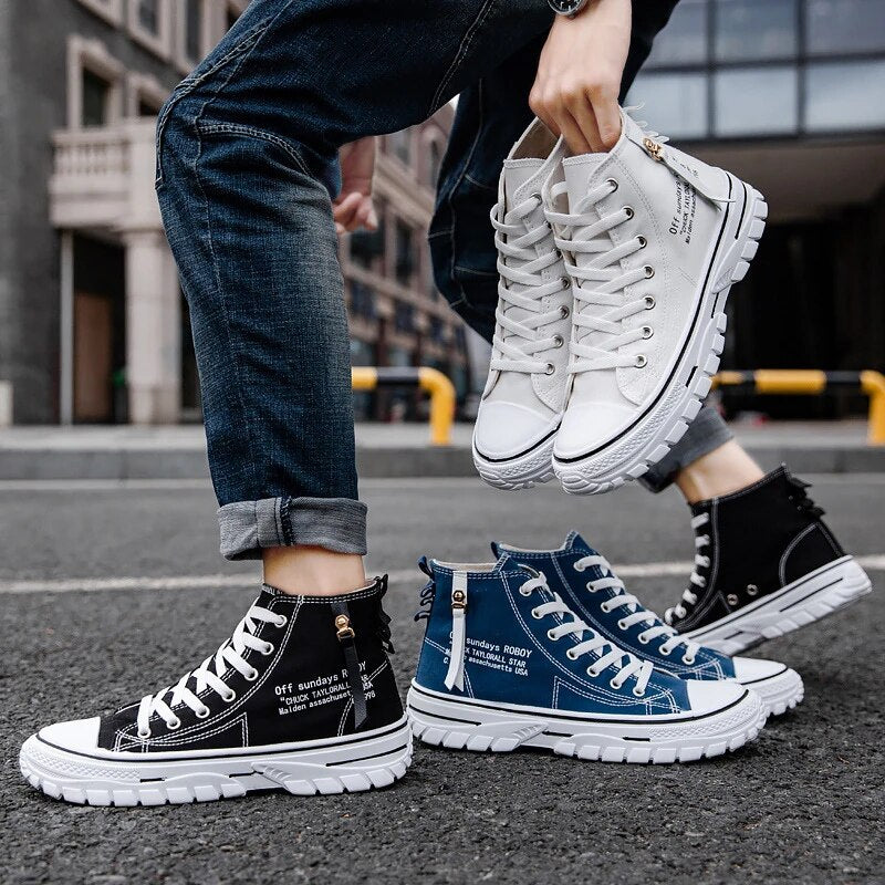 Mænds Høje Sneakers Urban Stil