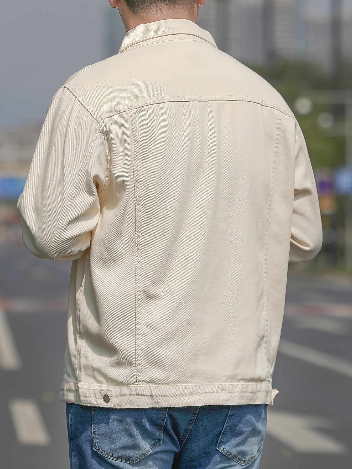 Herre Jakke Casual Stil