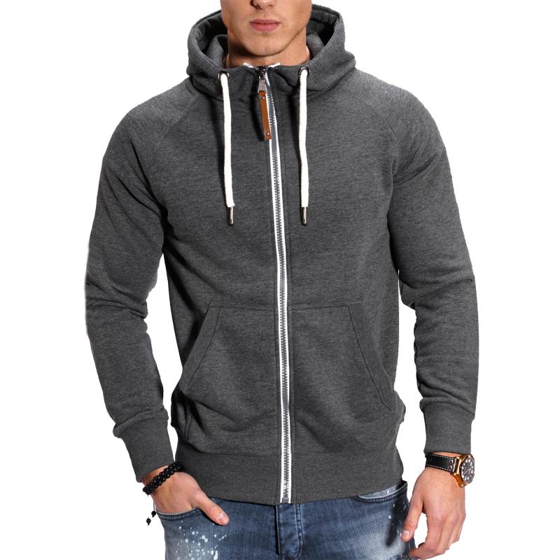 Herre Jakke med Hætte og Raglan-ærmer Sporty Stil