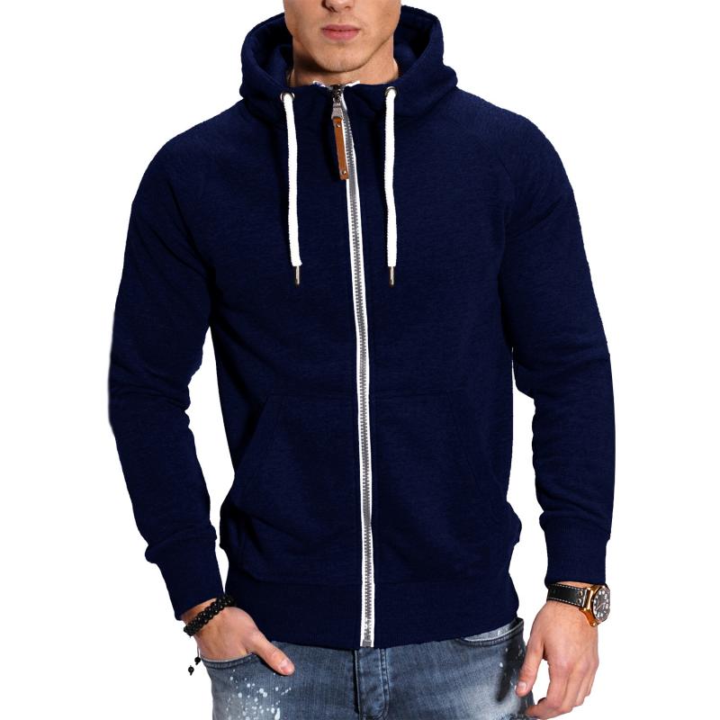 Herre Jakke med Hætte og Raglan-ærmer Sporty Stil