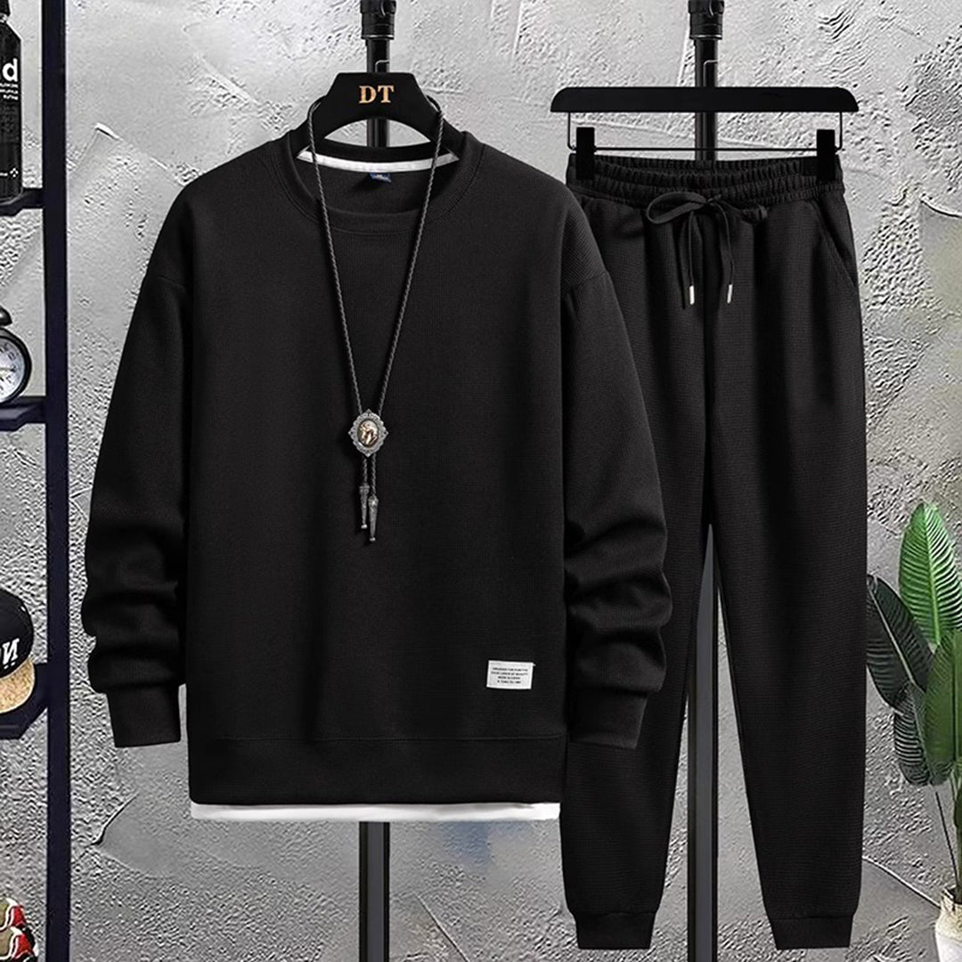 Herre Joggingdragt Sæt Trendy Design