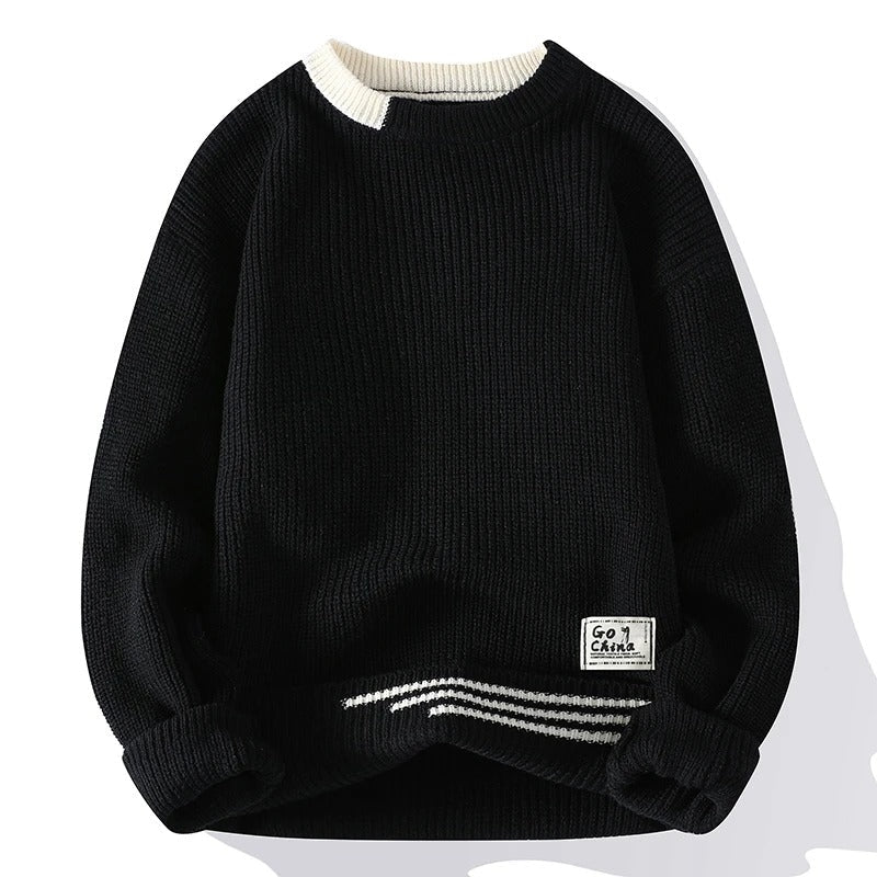 Herre Klassisk Sweater Tidløs Stil