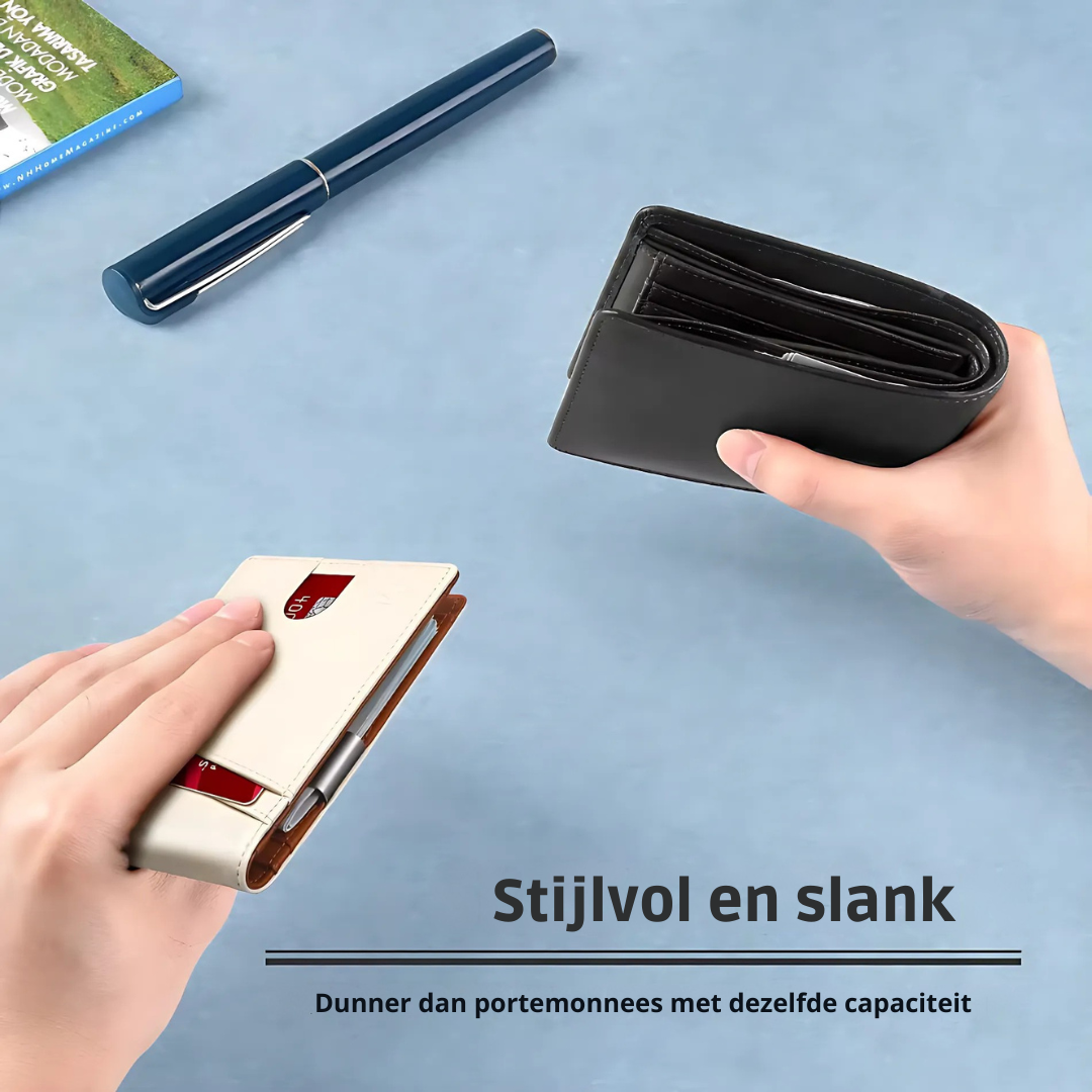 Mænds Kompakt Design RFID Læderpung