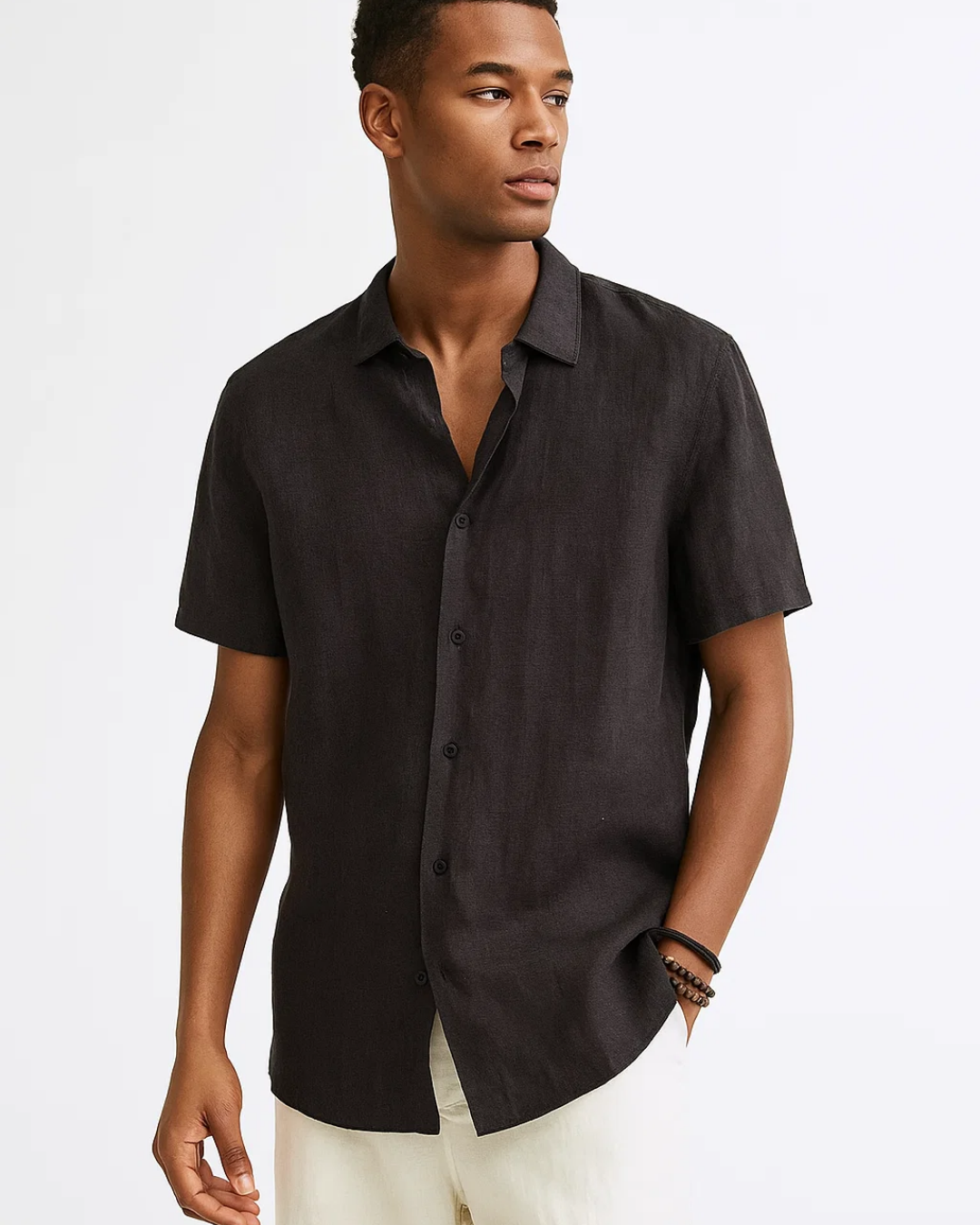 Herre Kortærmet Skjorte Casual Stil