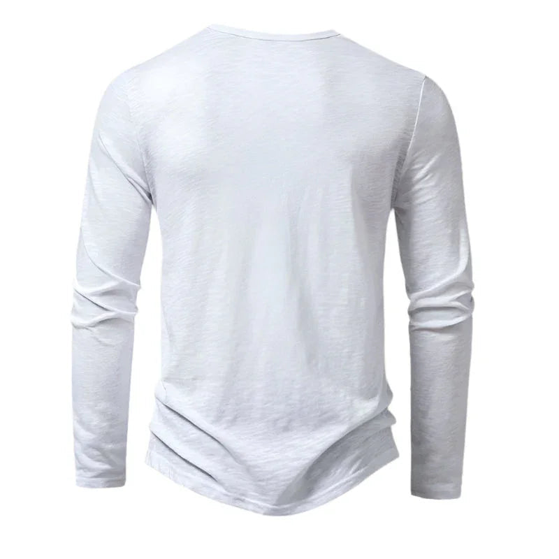 Herre Langærmet Polo T-shirt Casual Stil