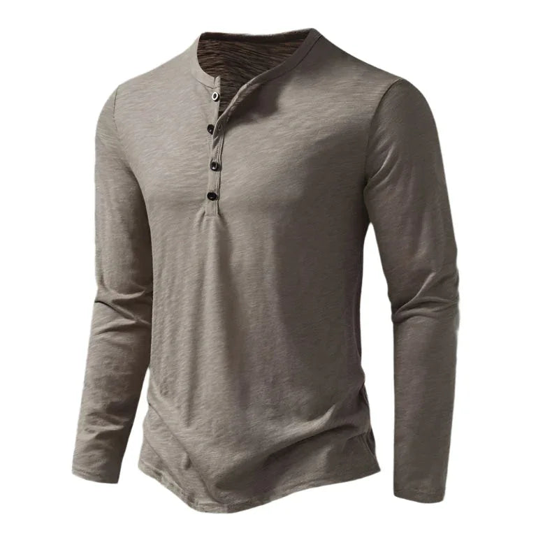 Herre Langærmet Polo T-shirt Casual Stil