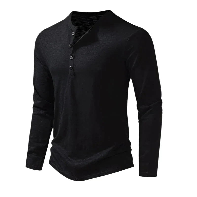 Herre Langærmet Polo T-shirt Casual Stil