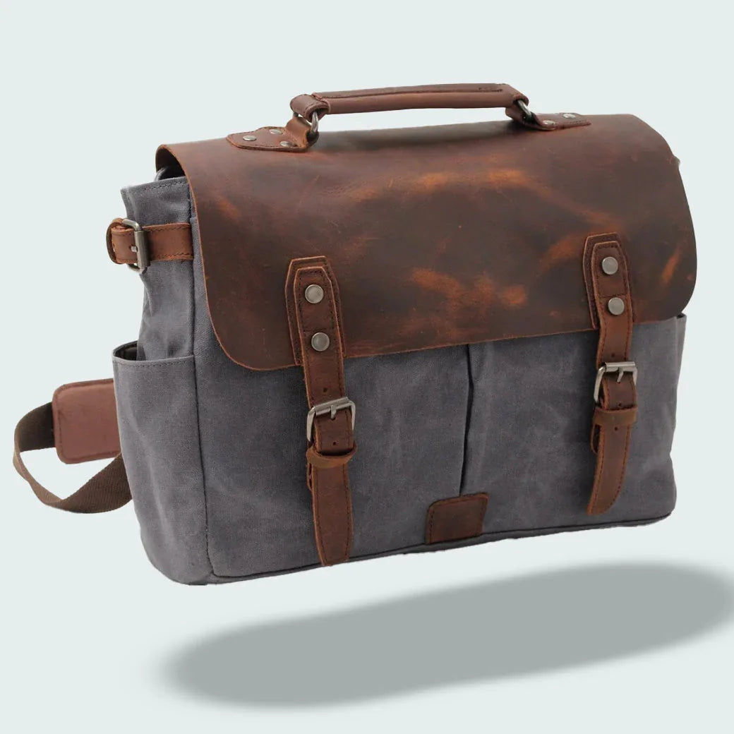 Herre Messenger Taske Retro Stil