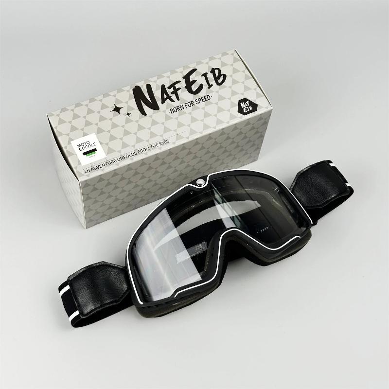 Herre Motorcykelbriller Retro Stil