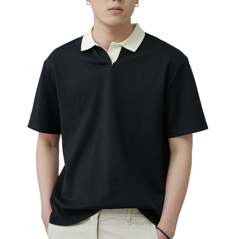 Herre Poloshirt Minimalistisk Design Casual