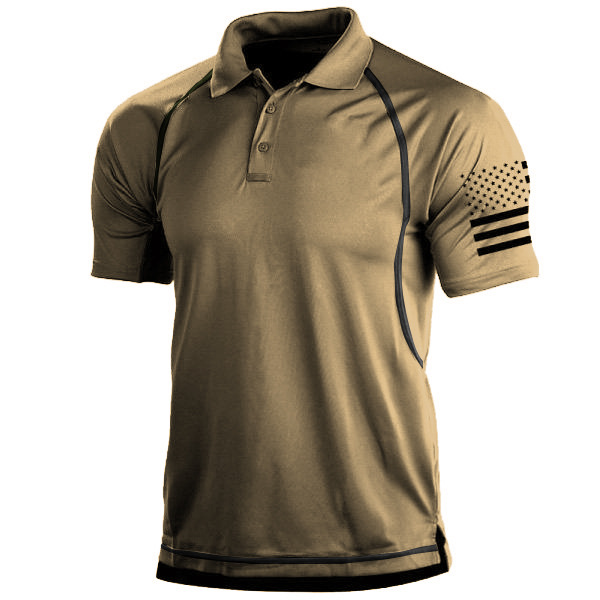 Herre Poloshirt Sporty Design