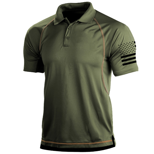 Herre Poloshirt Sporty Design