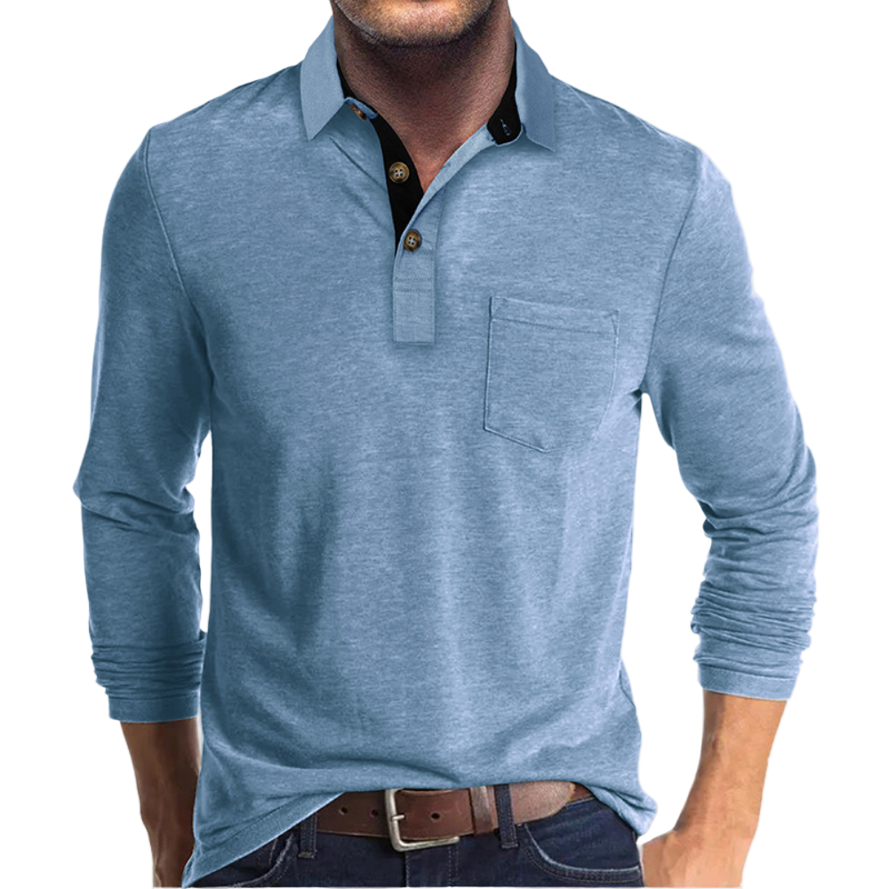 Herre Poloshirt Trendy Casual Stil