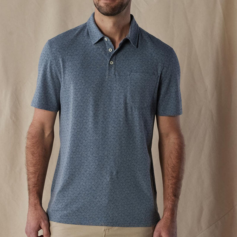 Herre Poloshirt med Brystlomme Klassisk Stil