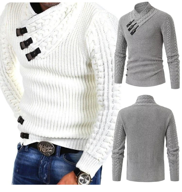 Herre Pullover Sweater Klassisk Stil