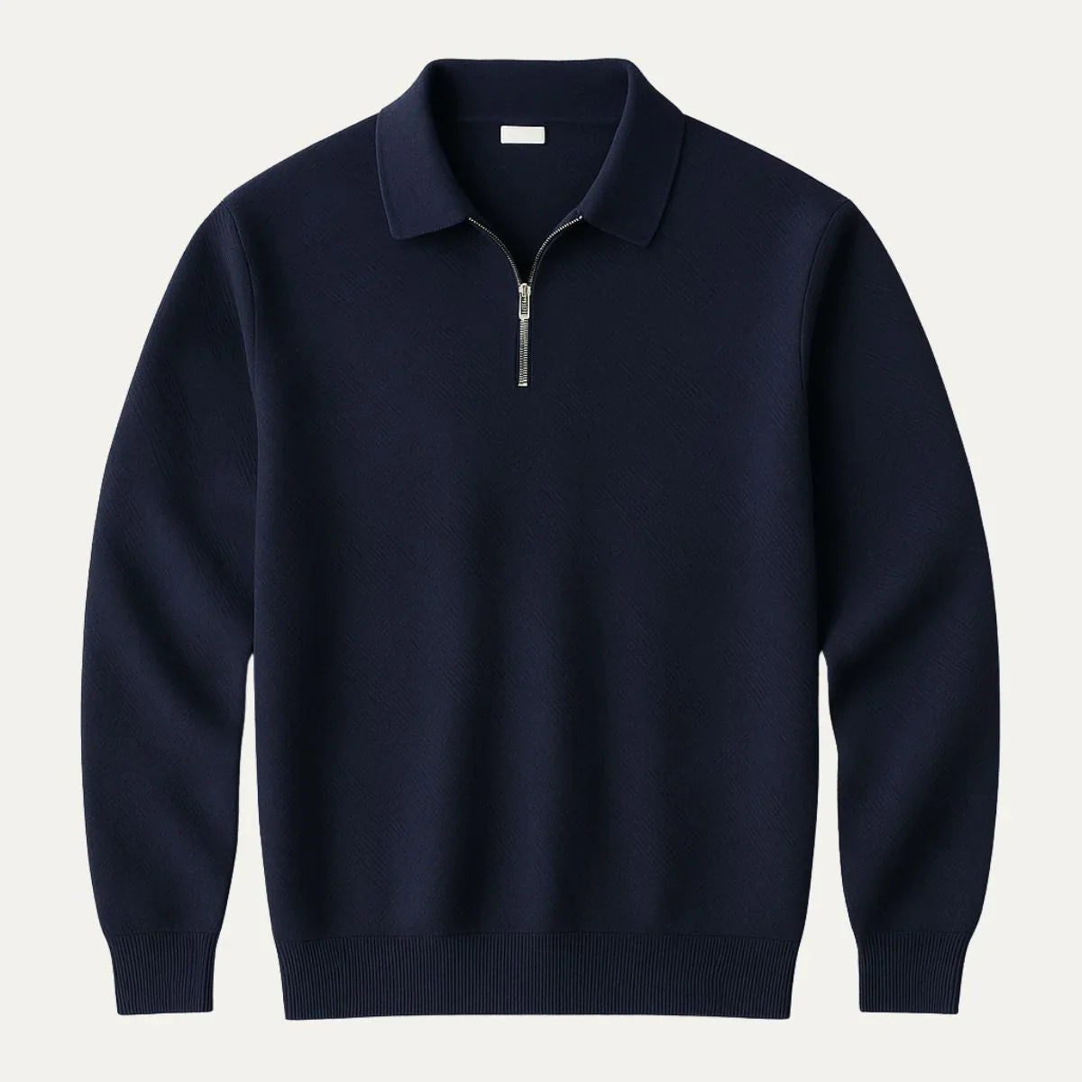 Herre Quarter Zip Jumper Casual Stil