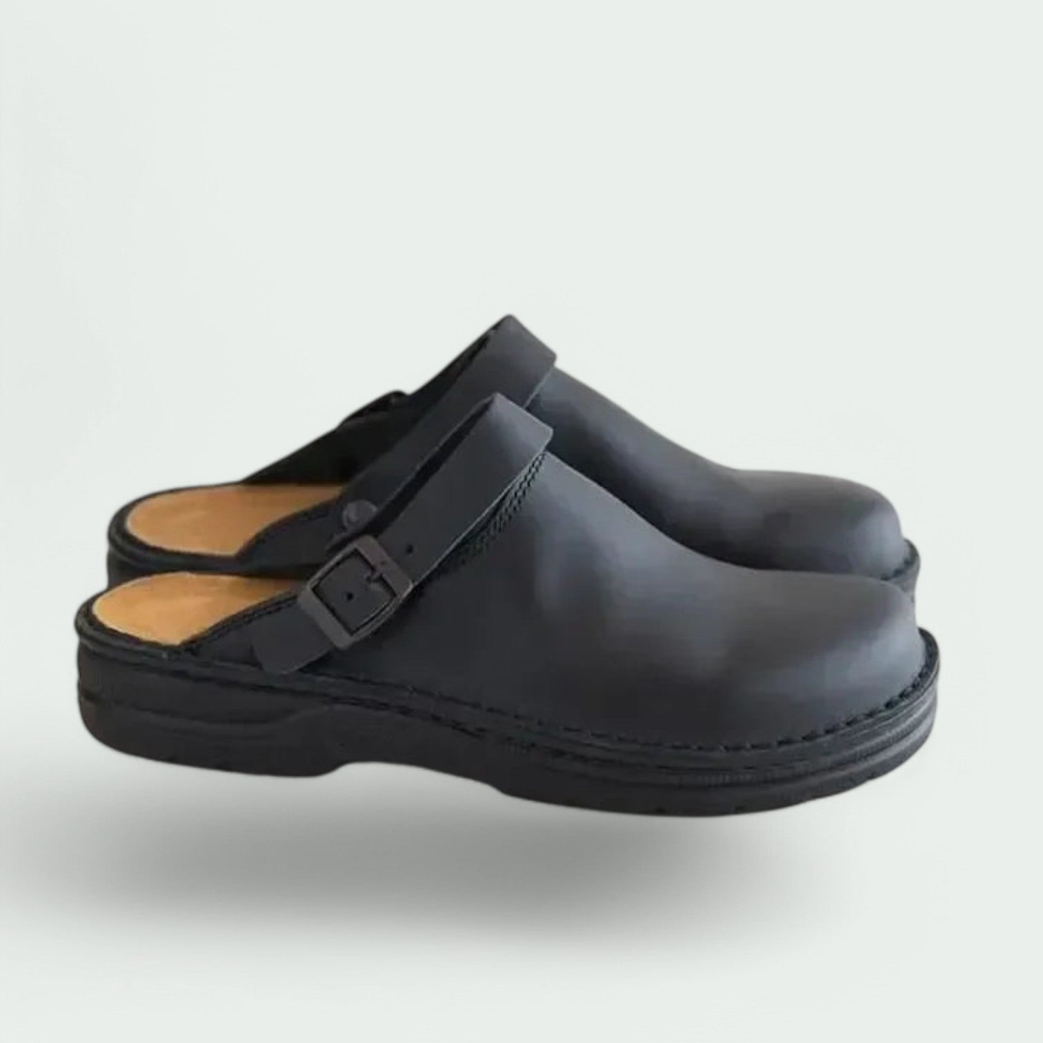 Mænds Sandaler Træ Materiale Komfortabel Design