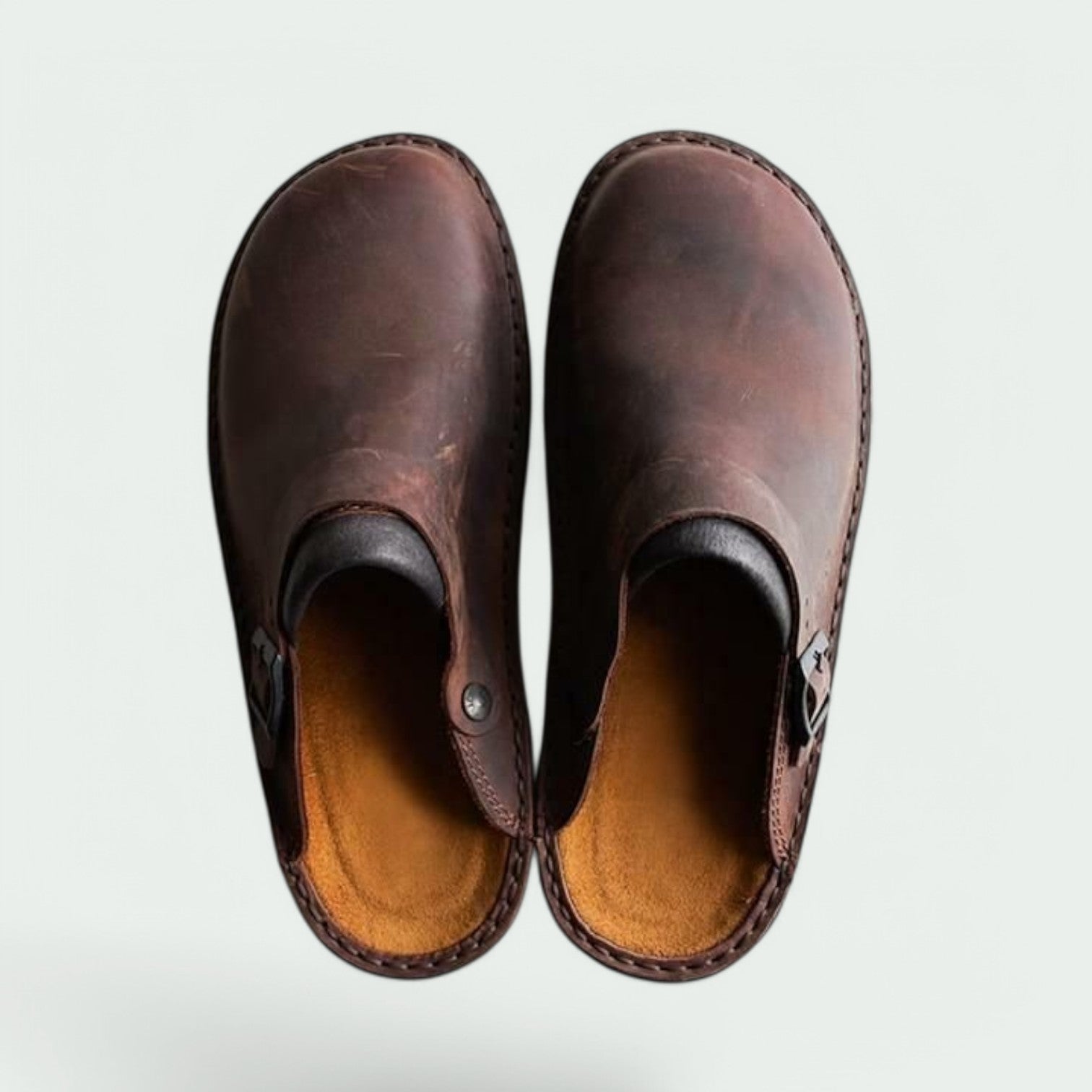 Mænds Sandaler Træ Materiale Komfortabel Design