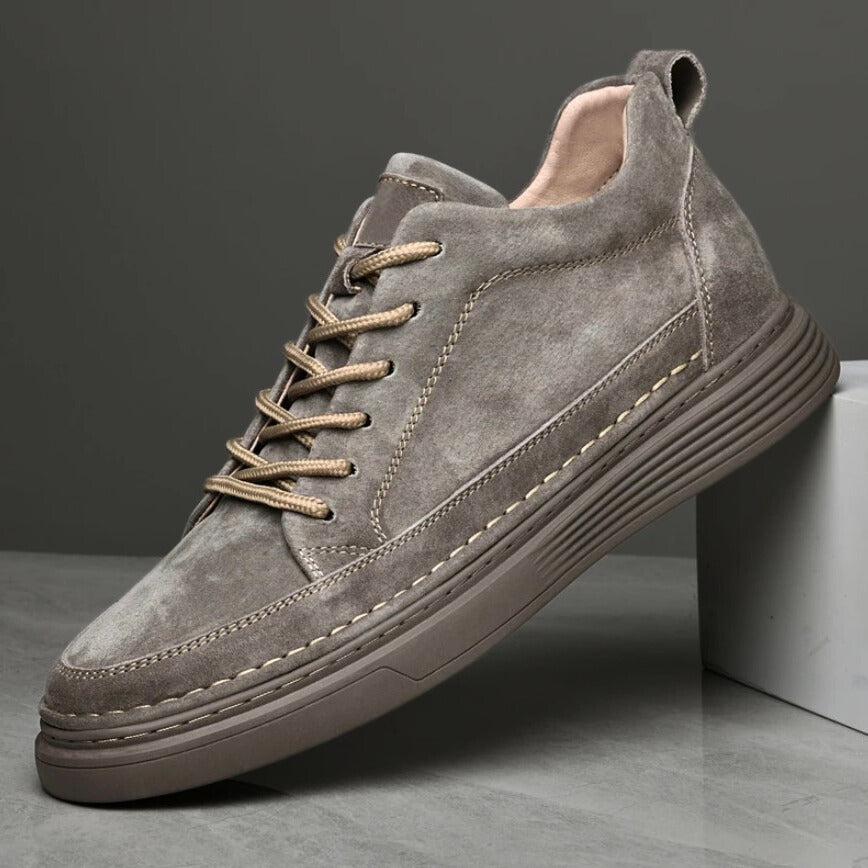 Herre Sneakers Læder Moderne Stil
