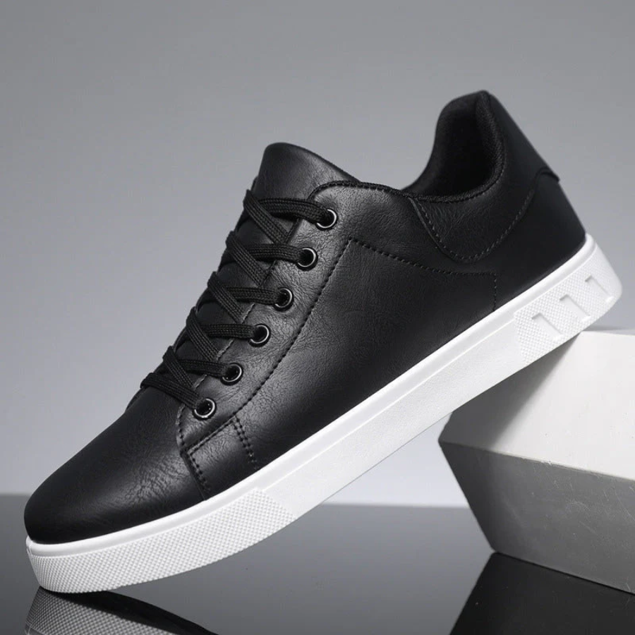 Mænds Sneakers i Læder Stilfuld