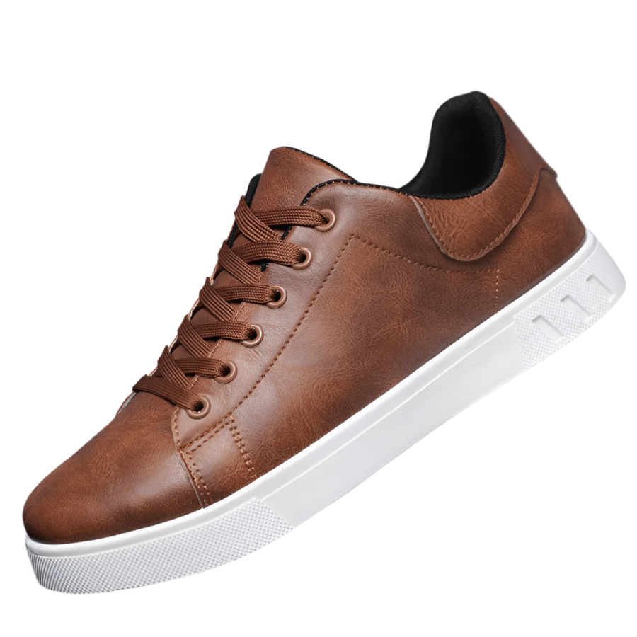 Mænds Sneakers i Læder Stilfuld